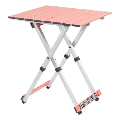 Heavy-Duty Compact Camp Table 20 - Choice 513 - Gear for Camping & Outdoor Travel - Coral