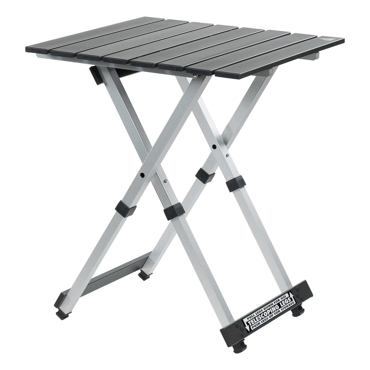 Heavy-Duty Compact Camp Table 20 - Choice 513 - Gear for Camping & Outdoor Travel - Black Chrome