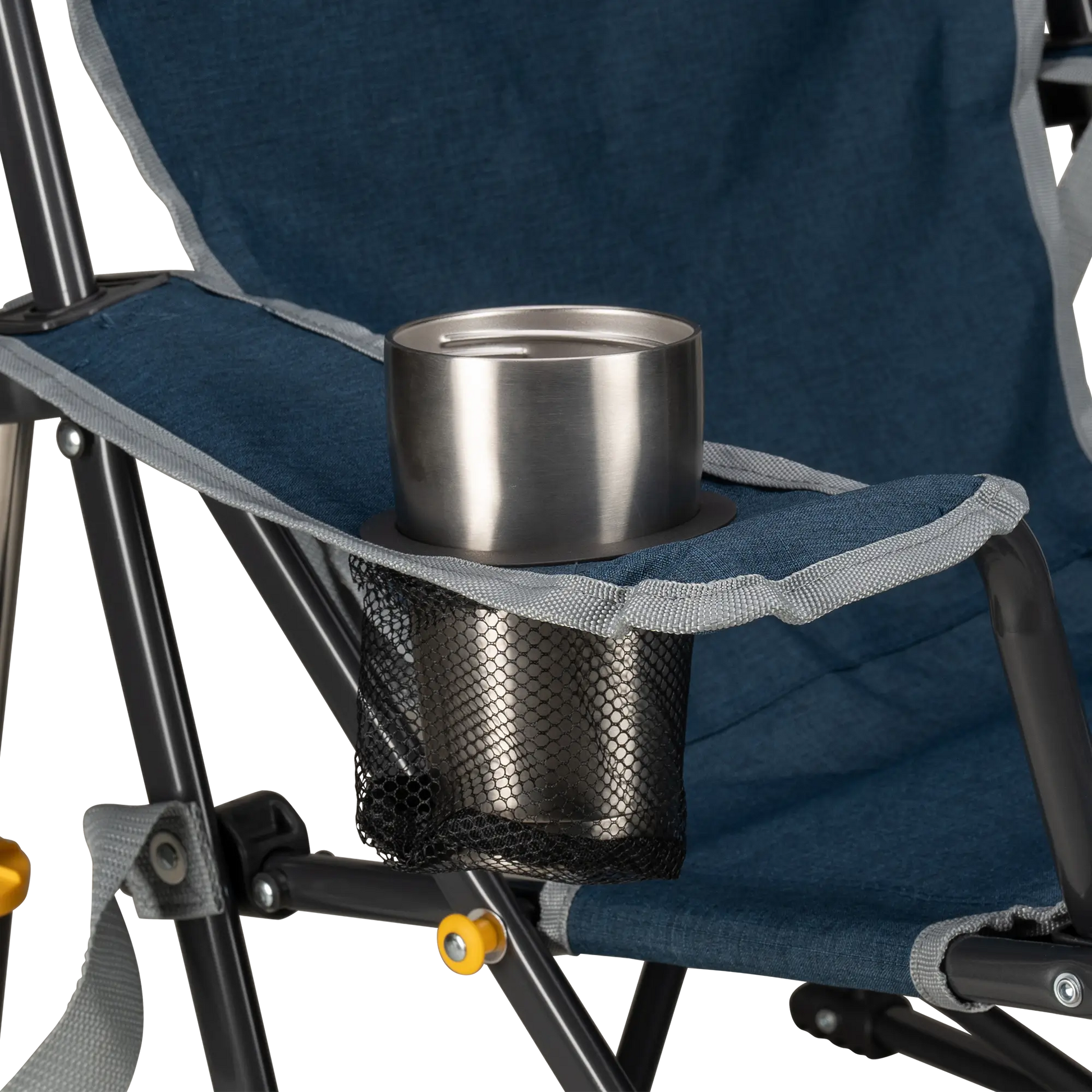 Heavy-Duty Freestyle Kickback Rocker - Choice 345 - Freestyle Rocker Portable Outdoor Folding Chair Detail