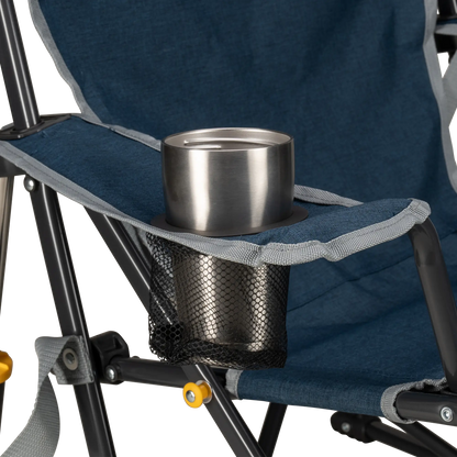 Heavy-Duty Freestyle Kickback Rocker - Choice 345 - Freestyle Rocker Portable Outdoor Folding Chair Detail