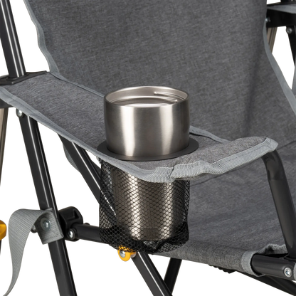 Heavy-Duty Freestyle Kickback Rocker - Choice 345 - Freestyle Rocker Portable Outdoor Folding Chair Detail
