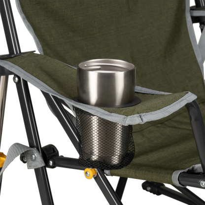 Heavy-Duty Freestyle Kickback Rocker - Choice 345 - Freestyle Rocker Portable Outdoor Folding Chair Detail