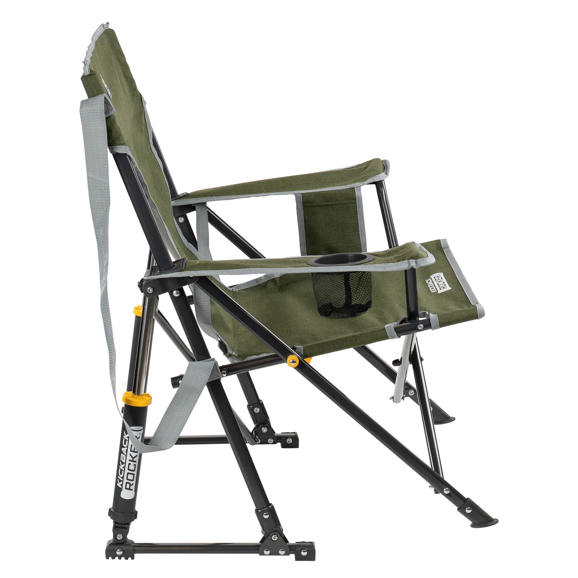Heavy-Duty Freestyle Kickback Rocker - Choice 345 - Freestyle Rocker Portable Outdoor Folding Chair Detail