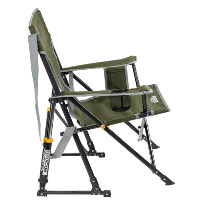 Heavy-Duty Freestyle Kickback Rocker - Choice 345 - Freestyle Rocker Portable Outdoor Folding Chair Detail