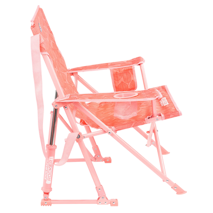 Heavy-Duty Freestyle Kickback Rocker - Choice 345 - Freestyle Rocker Portable Outdoor Folding Chair Detail