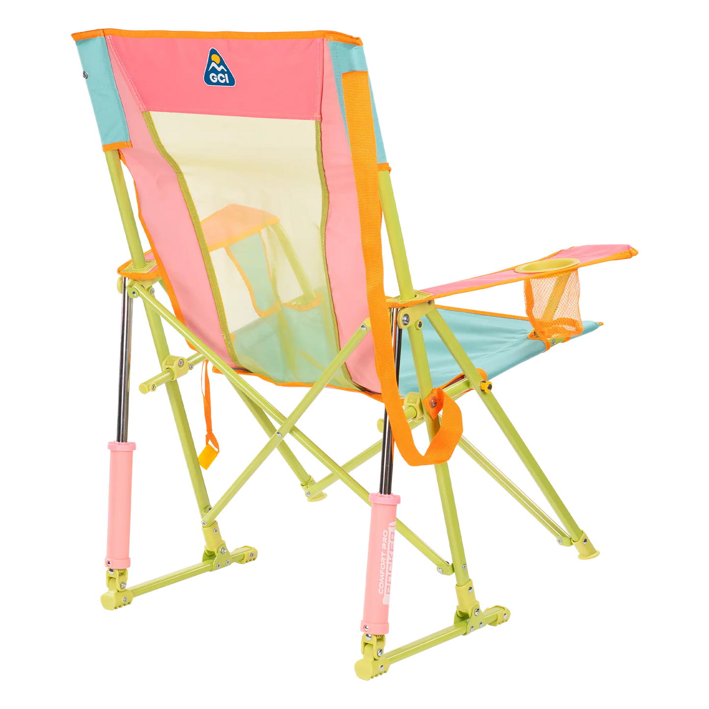 Smooth Motion Comfort Pro Rocker - Choice 375 - Freestyle Rocker Portable Outdoor Folding Chair Detail
