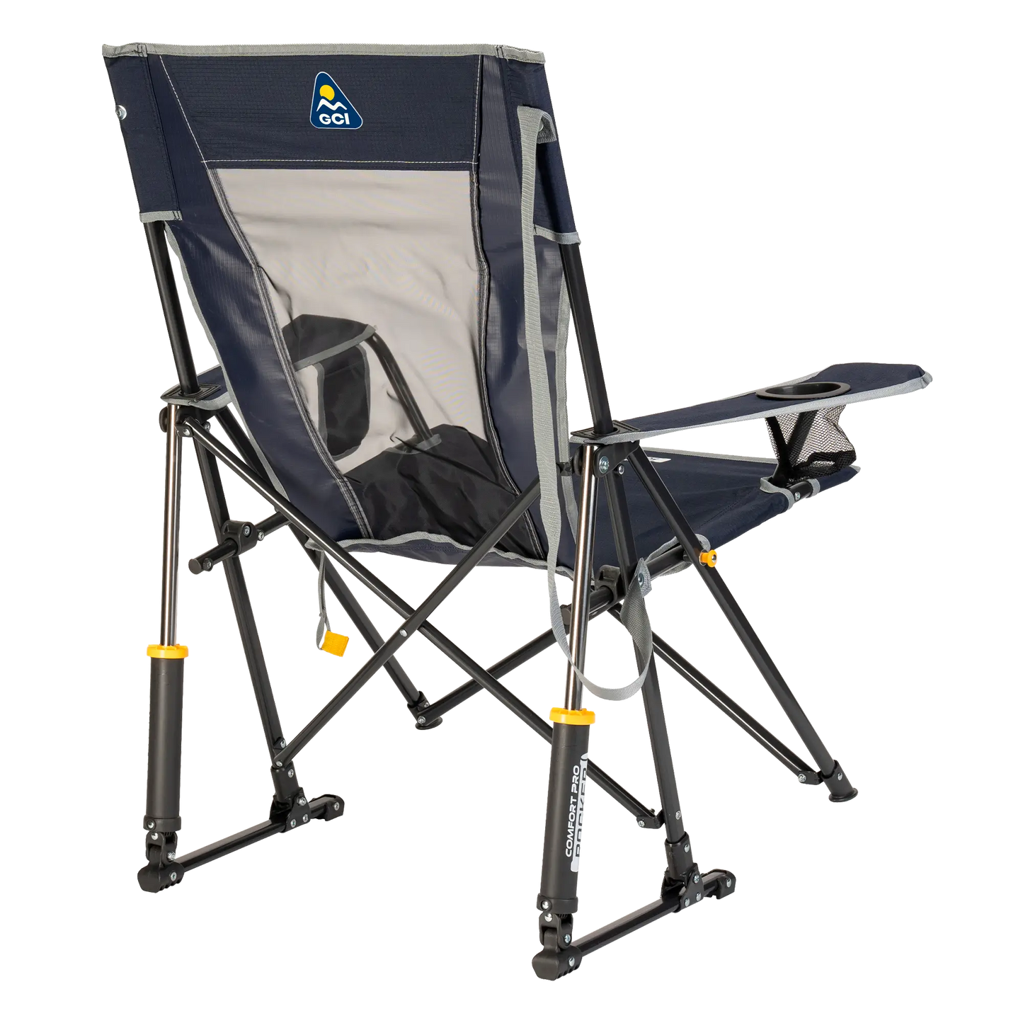 Smooth Motion Comfort Pro Rocker - Choice 375 - Freestyle Rocker Portable Outdoor Folding Chair Detail