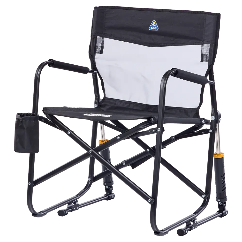 Premium All-Weather Freestyle Rocker Elite - Choice 460 - Patented Spring-Action Rocking Chair for Camping Detail