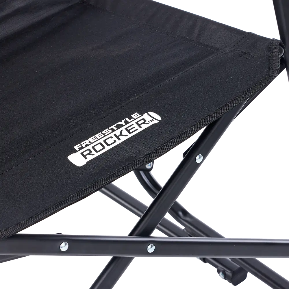 Premium All-Weather Freestyle Rocker Elite - Choice 460 - Patented Spring-Action Rocking Chair for Camping Detail