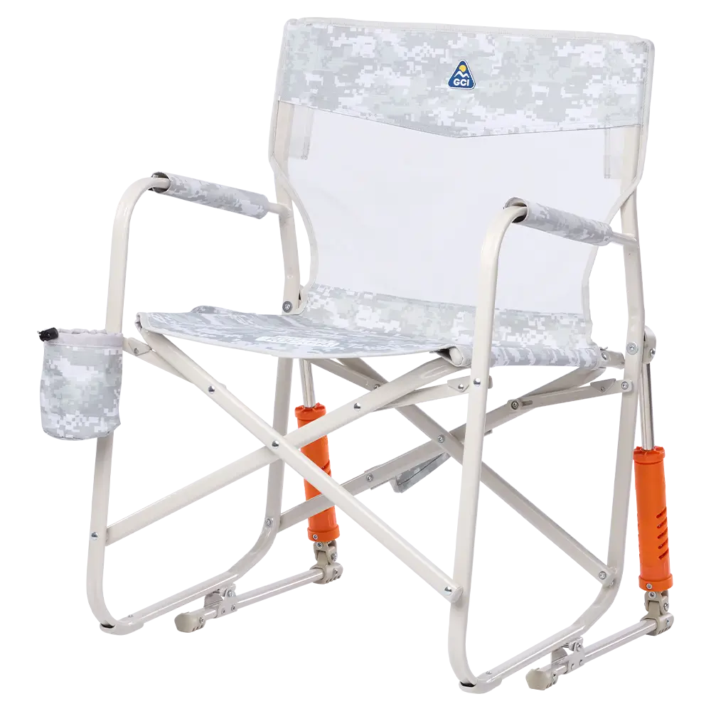 Premium All-Weather Freestyle Rocker Elite - Choice 460 - Patented Spring-Action Rocking Chair for Camping Detail
