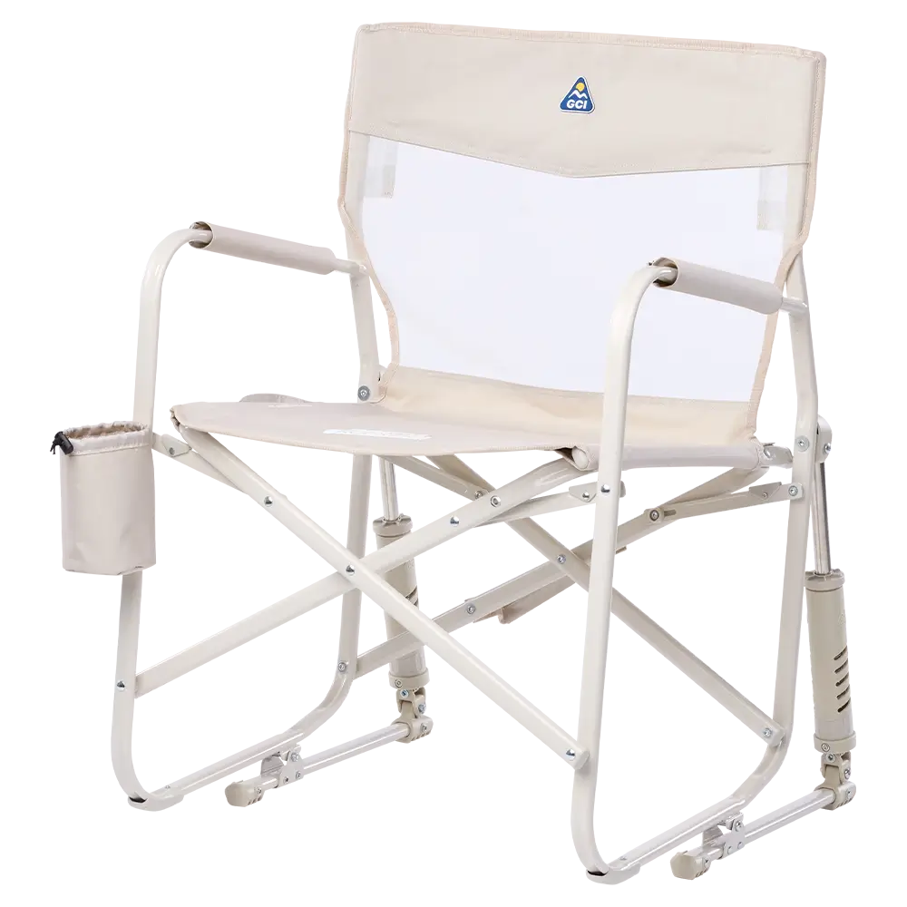 Premium All-Weather Freestyle Rocker Elite - Choice 460 - Patented Spring-Action Rocking Chair for Camping Detail