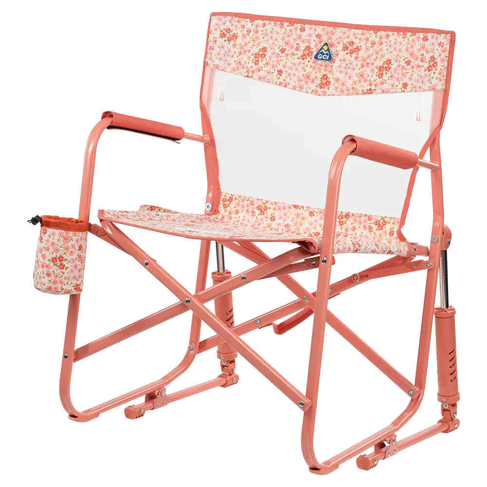 Premium All-Weather Freestyle Rocker Elite - Choice 460 - Patented Spring-Action Rocking Chair for Camping Detail