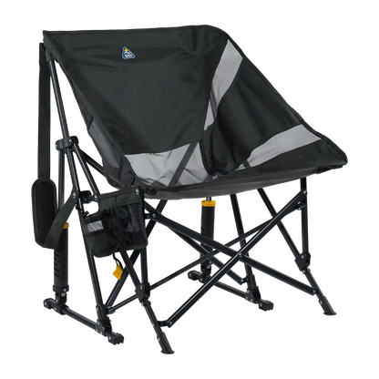Premium All-Weather Pod Rocker Elite - Choice 832 - RoadTrip Rocker Smooth Motion Camp Chair - Dark Charcoal