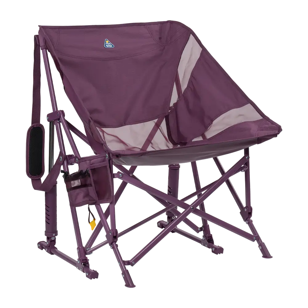 Premium All-Weather Pod Rocker Elite - Choice 832 - RoadTrip Rocker Smooth Motion Camp Chair - Pastel Amethyst