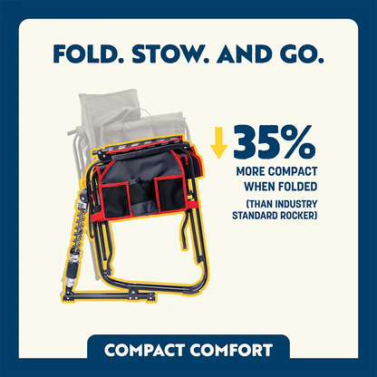 Smooth Motion Adjustable Rocker - Choice 573 - RoadTrip Rocker Smooth Motion Camp Chair Detail