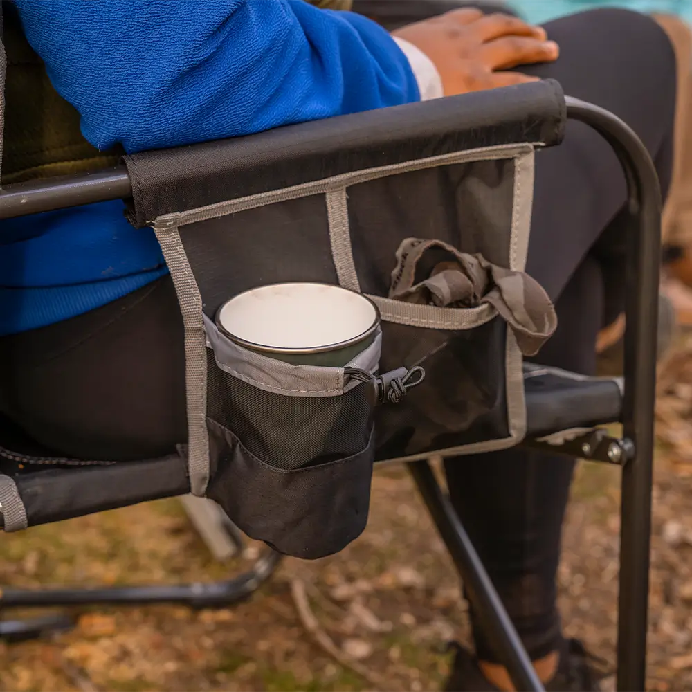 Luxury Camp Freestyle Rocker XL - Choice 552 - RoadTrip Rocker Smooth Motion Camp Chair Detail