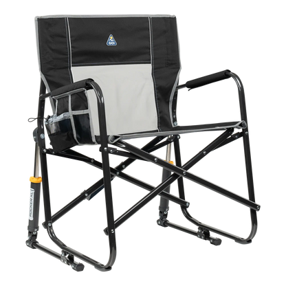 Luxury Camp Freestyle Rocker XL - Choice 552 - RoadTrip Rocker Smooth Motion Camp Chair - Black