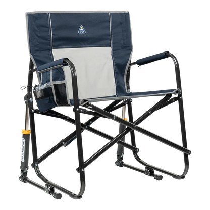 Luxury Camp Freestyle Rocker XL - Choice 552 - RoadTrip Rocker Smooth Motion Camp Chair - Indigo