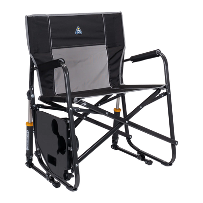 Heavy-Duty Freestyle Freestyle Rocker XL with Side Table - Choice 836 - Patented Spring-Action Rocking Chair for Camping Detail