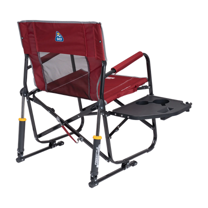Heavy-Duty Freestyle Freestyle Rocker XL with Side Table - Choice 836 - Patented Spring-Action Rocking Chair for Camping Detail