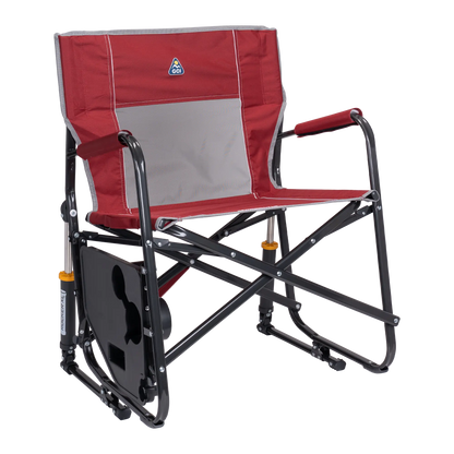Heavy-Duty Freestyle Freestyle Rocker XL with Side Table - Choice 836 - Patented Spring-Action Rocking Chair for Camping Detail
