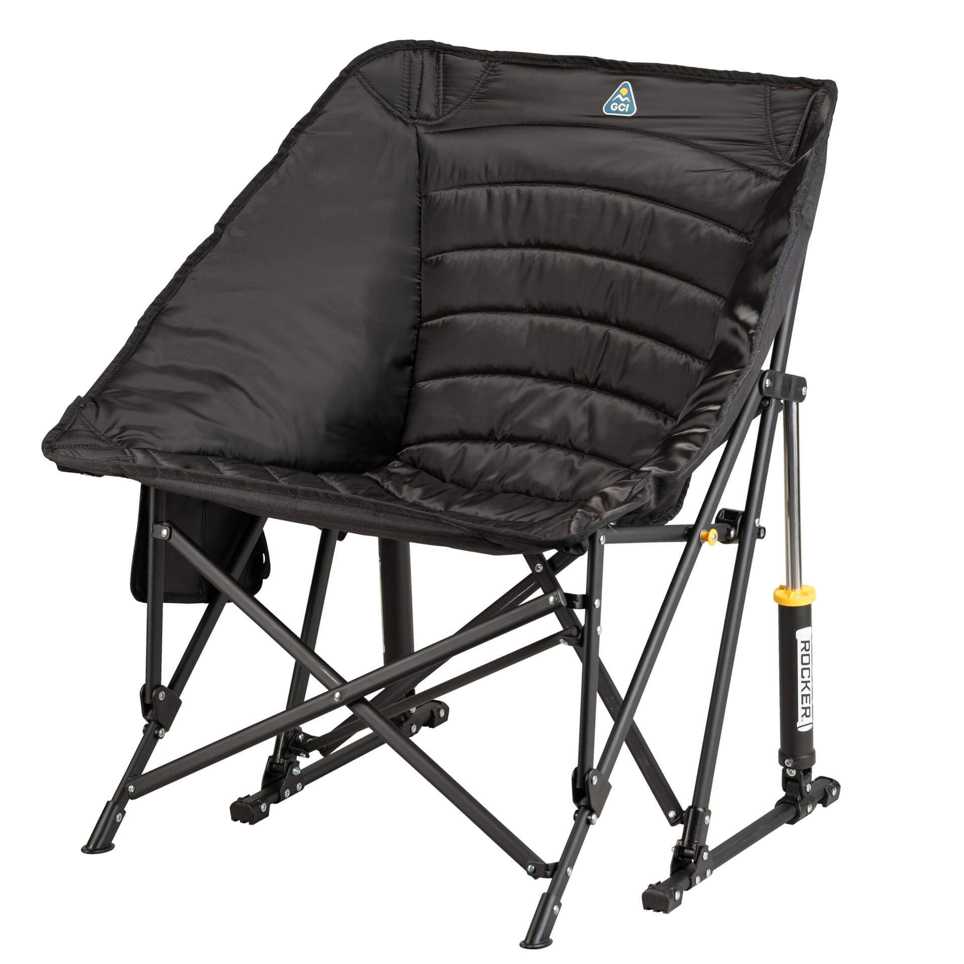Heavy-Duty Freestyle Puff Rocker - Choice 731 - Heavy-Duty Kickback Rocker with Beverage Holder Detail