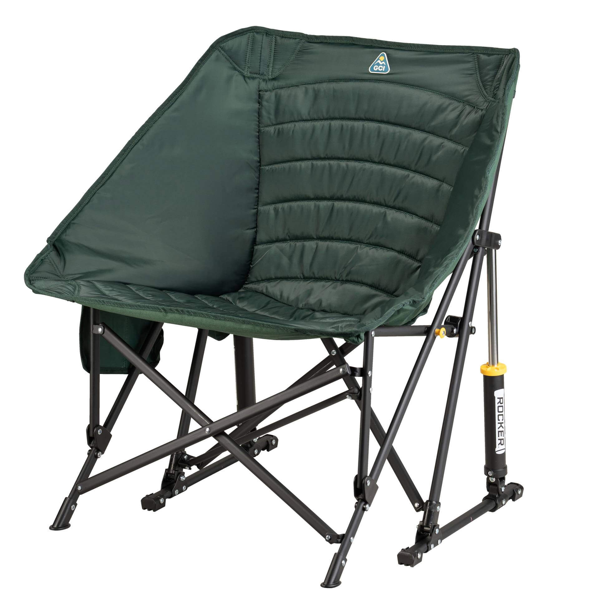 Heavy-Duty Freestyle Puff Rocker - Choice 731 - Heavy-Duty Kickback Rocker with Beverage Holder Detail