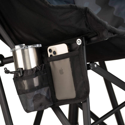 Heavy-Duty Freestyle Puff Rocker - Choice 731 - Heavy-Duty Kickback Rocker with Beverage Holder Detail