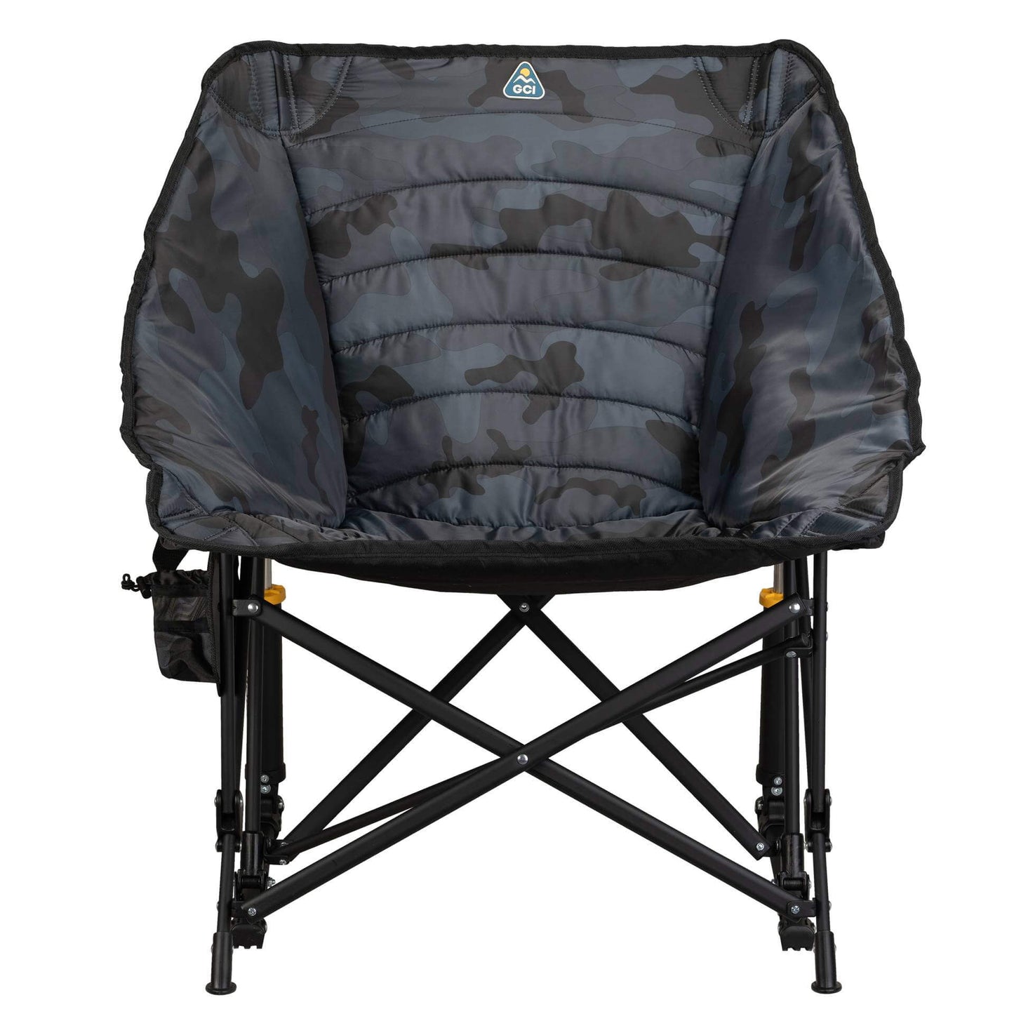 Heavy-Duty Freestyle Puff Rocker - Choice 731 - Heavy-Duty Kickback Rocker with Beverage Holder Detail
