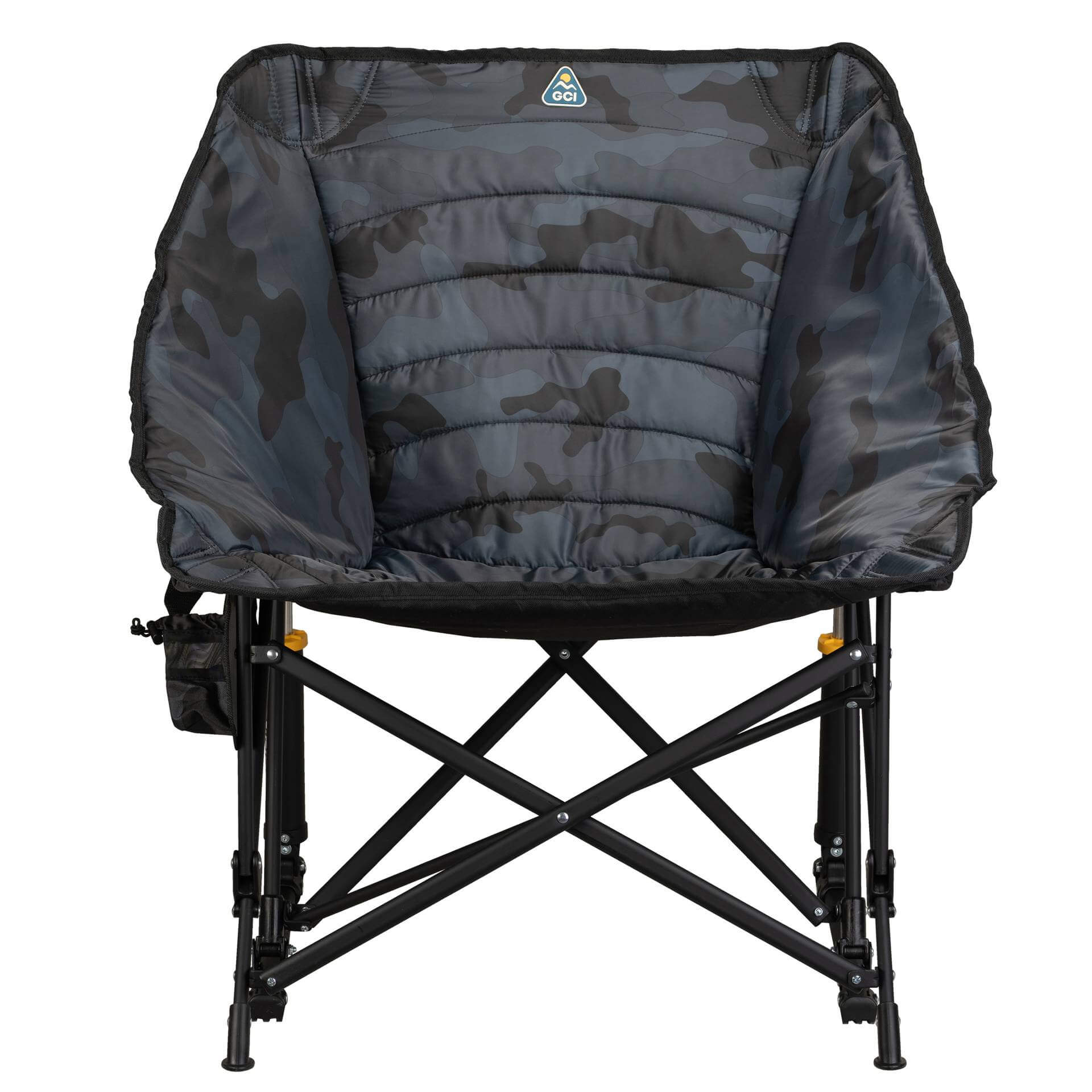 Heavy-Duty Freestyle Puff Rocker - Choice 731 - Heavy-Duty Kickback Rocker with Beverage Holder Detail