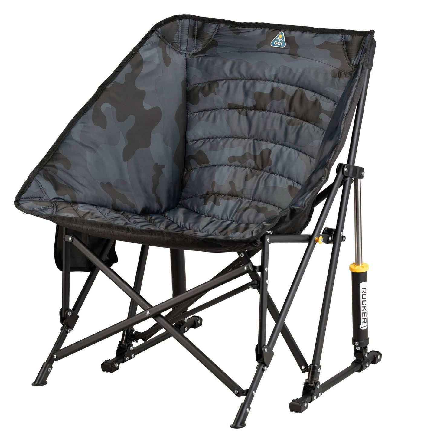 Heavy-Duty Freestyle Puff Rocker - Choice 731 - Heavy-Duty Kickback Rocker with Beverage Holder Detail