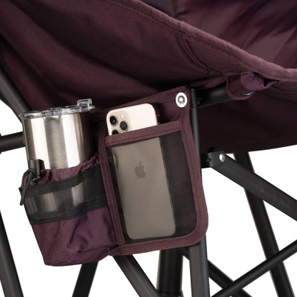 Heavy-Duty Freestyle Puff Rocker - Choice 731 - Heavy-Duty Kickback Rocker with Beverage Holder Detail