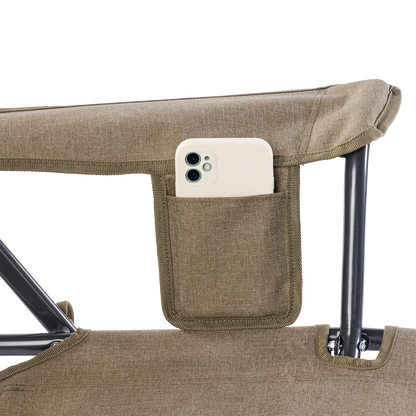 Patented Spring-Action Comfort Pro Rocker XL - Choice 107 - Heavy-Duty Kickback Rocker with Beverage Holder Detail