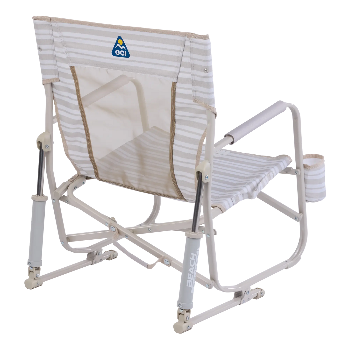 Backpack Travel Beach Rocker - Choice 712 - Portable Heavy-Duty Low Boy Chair for Ocean Side Detail