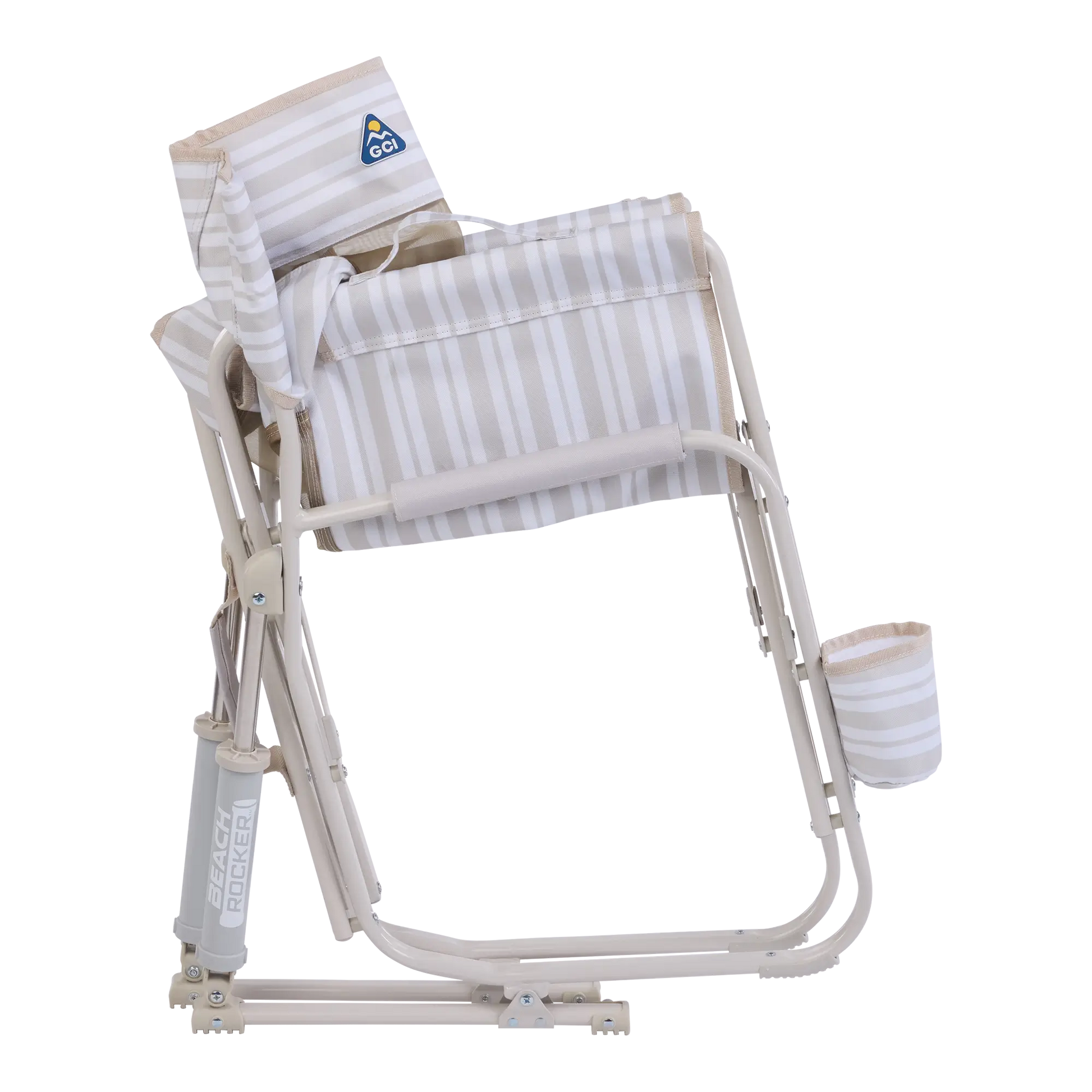 Backpack Travel Beach Rocker - Choice 712 - Portable Heavy-Duty Low Boy Chair for Ocean Side Detail