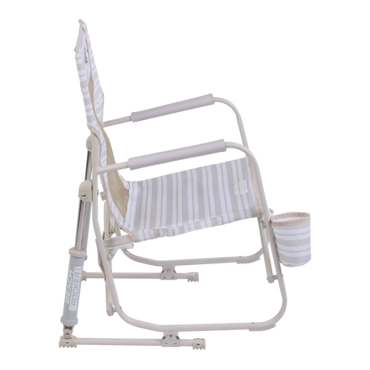 Backpack Travel Beach Rocker - Choice 712 - Portable Heavy-Duty Low Boy Chair for Ocean Side Detail