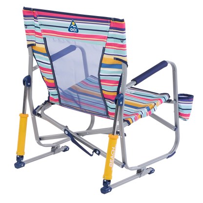 Backpack Travel Beach Rocker - Choice 712 - Portable Heavy-Duty Low Boy Chair for Ocean Side Detail
