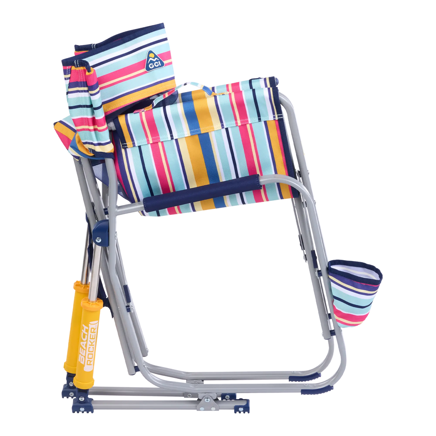 Backpack Travel Beach Rocker - Choice 712 - Portable Heavy-Duty Low Boy Chair for Ocean Side Detail