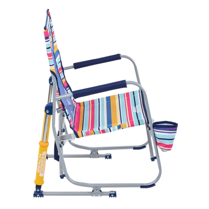 Backpack Travel Beach Rocker - Choice 712 - Portable Heavy-Duty Low Boy Chair for Ocean Side Detail
