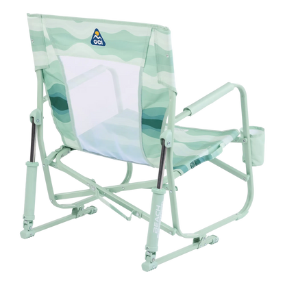 Backpack Travel Beach Rocker - Choice 712 - Portable Heavy-Duty Low Boy Chair for Ocean Side Detail