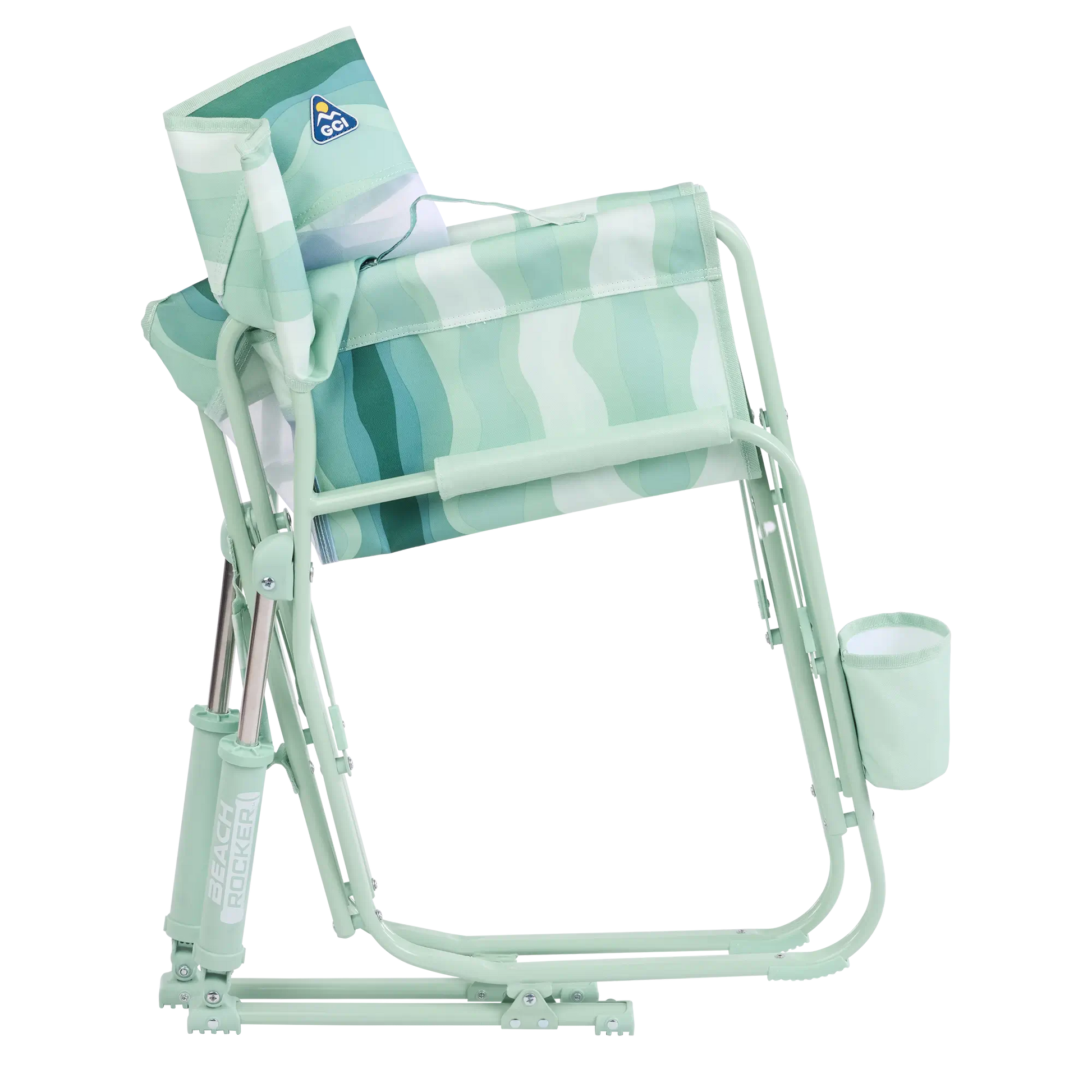 Backpack Travel Beach Rocker - Choice 712 - Portable Heavy-Duty Low Boy Chair for Ocean Side Detail