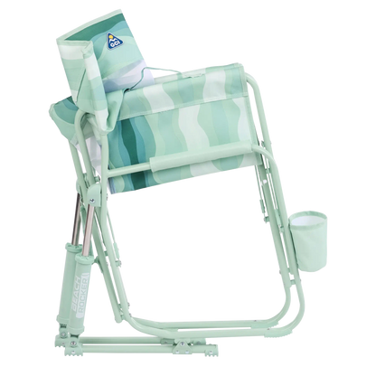 Backpack Travel Beach Rocker - Choice 712 - Portable Heavy-Duty Low Boy Chair for Ocean Side Detail