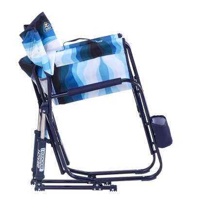 Backpack Travel Beach Rocker - Choice 712 - Portable Heavy-Duty Low Boy Chair for Ocean Side Detail