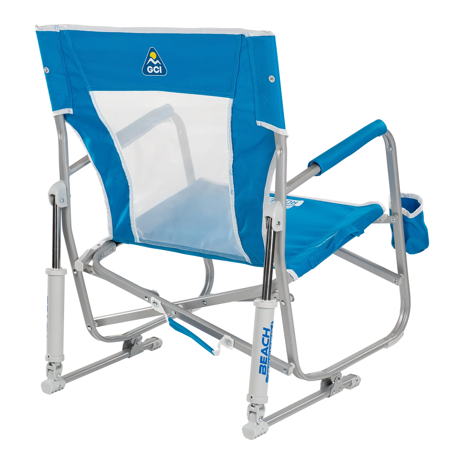 Backpack Travel Beach Rocker - Choice 712 - Portable Heavy-Duty Low Boy Chair for Ocean Side Detail