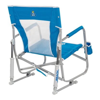 Backpack Travel Beach Rocker - Choice 712 - Portable Heavy-Duty Low Boy Chair for Ocean Side Detail