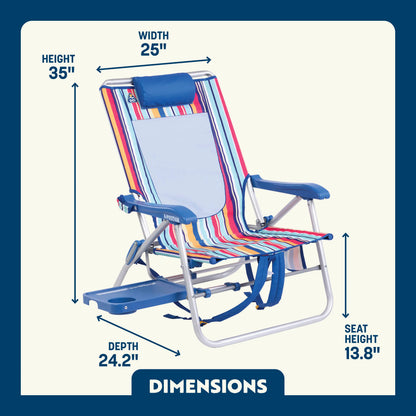 Space-Saving Pico Big Surf with Slide Table - Choice 334 - Ultra-Lightweight Telescoping PackSeat Travel Stool Detail