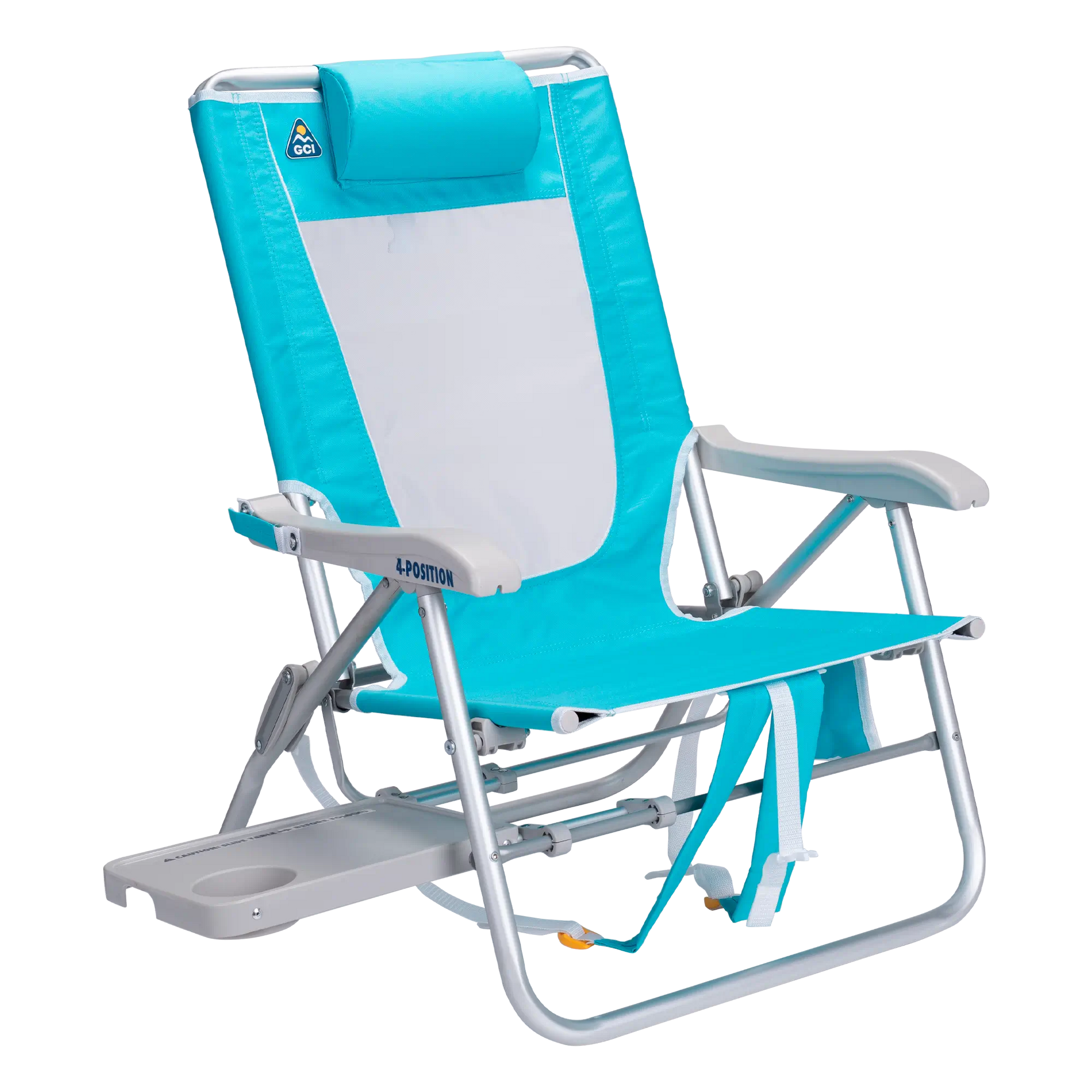 Space-Saving Pico Big Surf with Slide Table - Choice 334 - Ultra-Lightweight Telescoping PackSeat Travel Stool - Seafoam Green