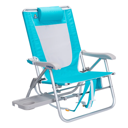 Space-Saving Pico Big Surf with Slide Table - Choice 334 - Ultra-Lightweight Telescoping PackSeat Travel Stool - Seafoam Green