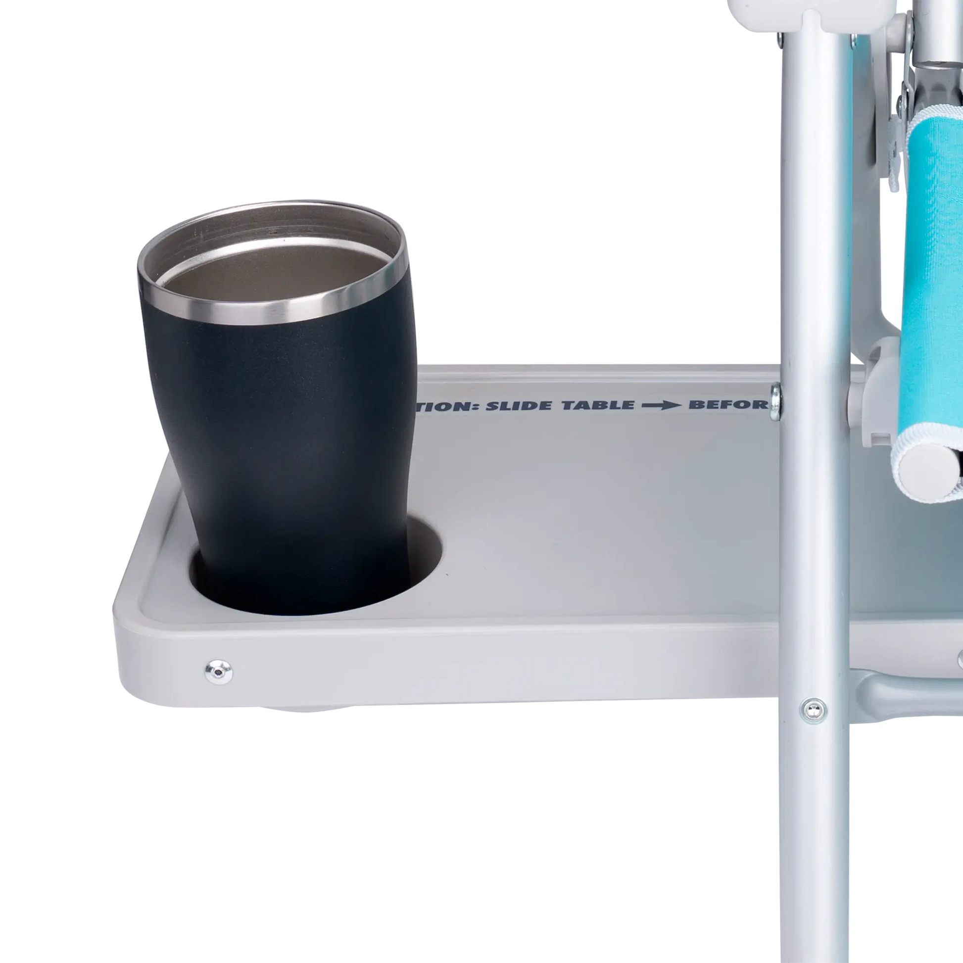 Space-Saving Pico Big Surf with Slide Table - Choice 334 - Ultra-Lightweight Telescoping PackSeat Travel Stool Detail