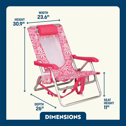 Lightweight Messenger Backpack Beach Chair - Choice 709 - Space-Saving Micro-Folding Chair for Backpacking Detail